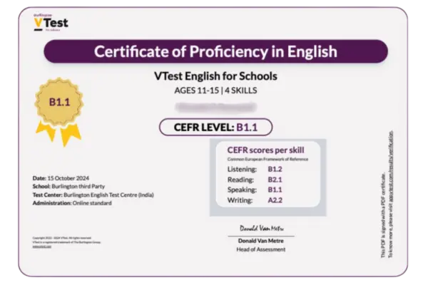 FluenTalk-certification by Burlington